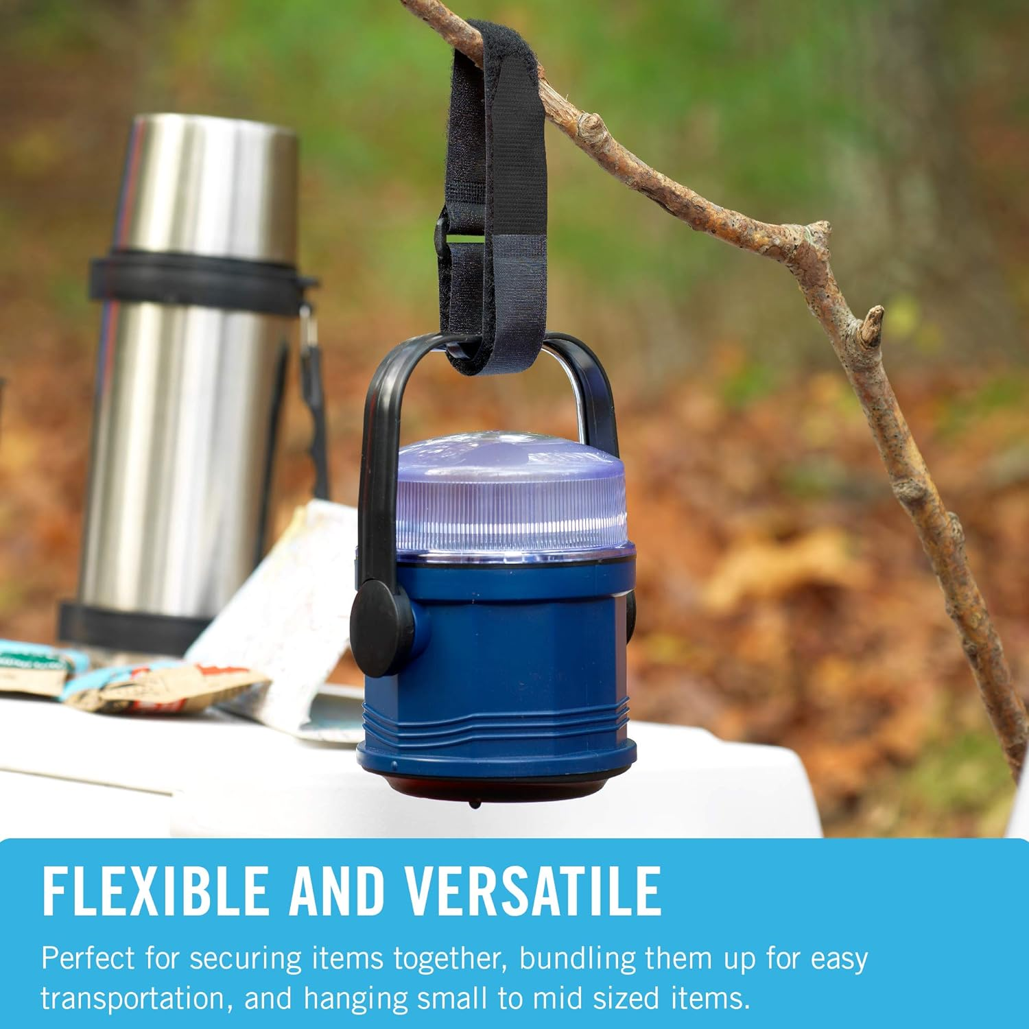 VELCRO Brand Bulk Pack 12 Reusable Fastening Cable Straps with Buckle Variety Sizes 8"-12"-18" Multi-Purpose Cinch Strap VEL-30100-AMS image number 1