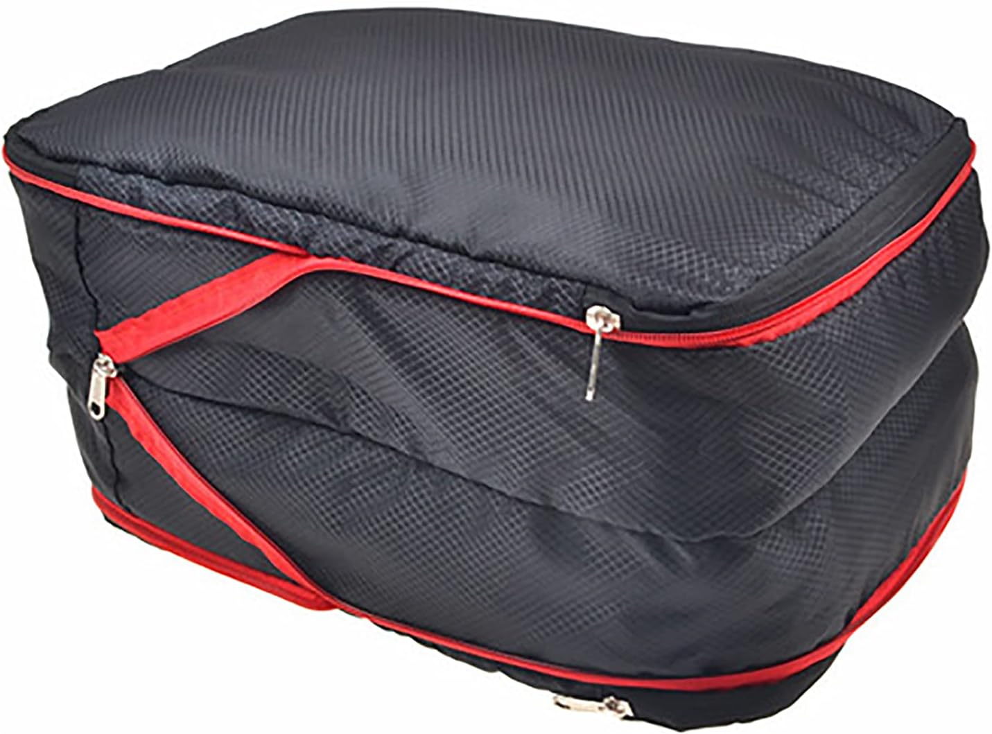 OEIPSMK Packing Cubes Compression Storage Bag Storage Bag Large-Capacity Double-Layer Cmpressible Storage Kit Packing Cubes for Travel,Red image number 4