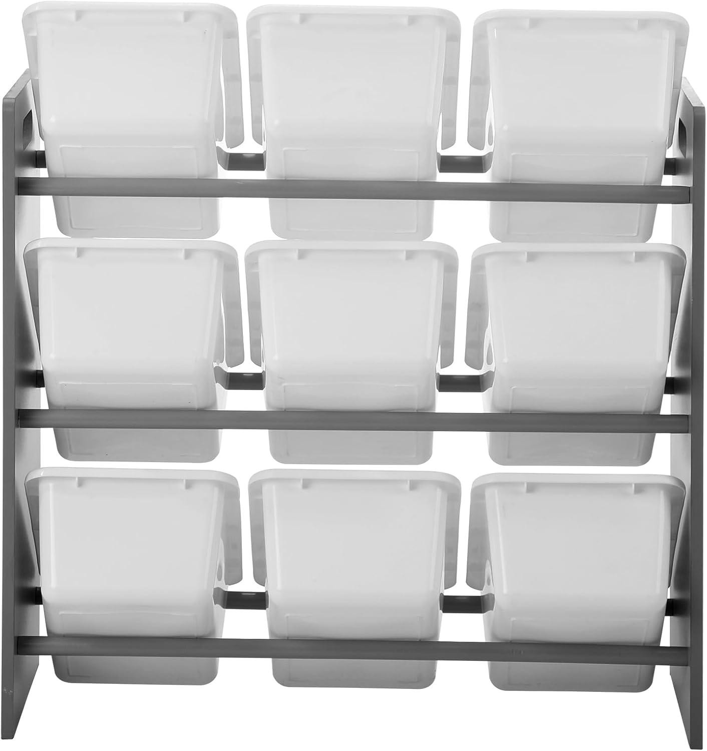 Oikiture Toy Storage Kids 9 Bins Storage Organiser image number 1