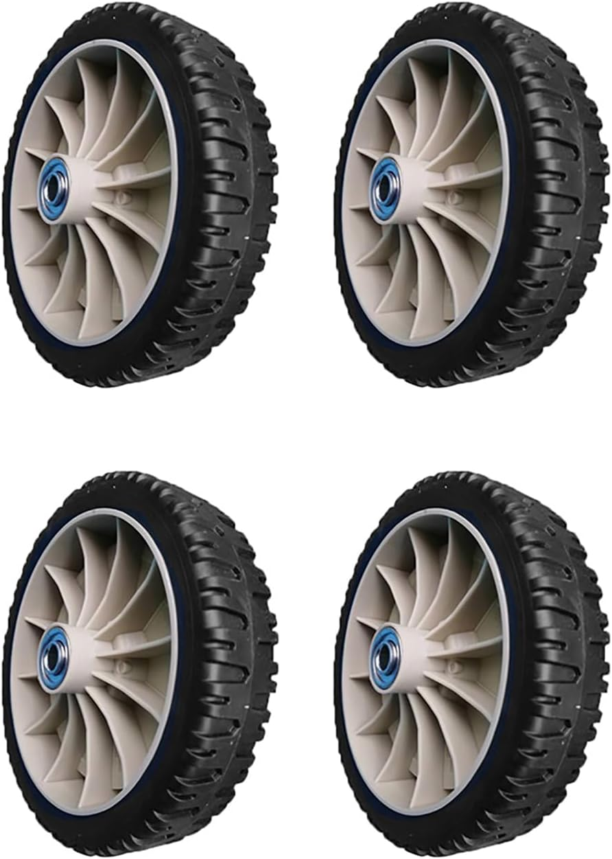 4PCS 4X8" Lawn Mower Wheels Kit Suitable for Honda 19" and 21" HRU194 HRU195 HRU196 & HRU197 image number 1