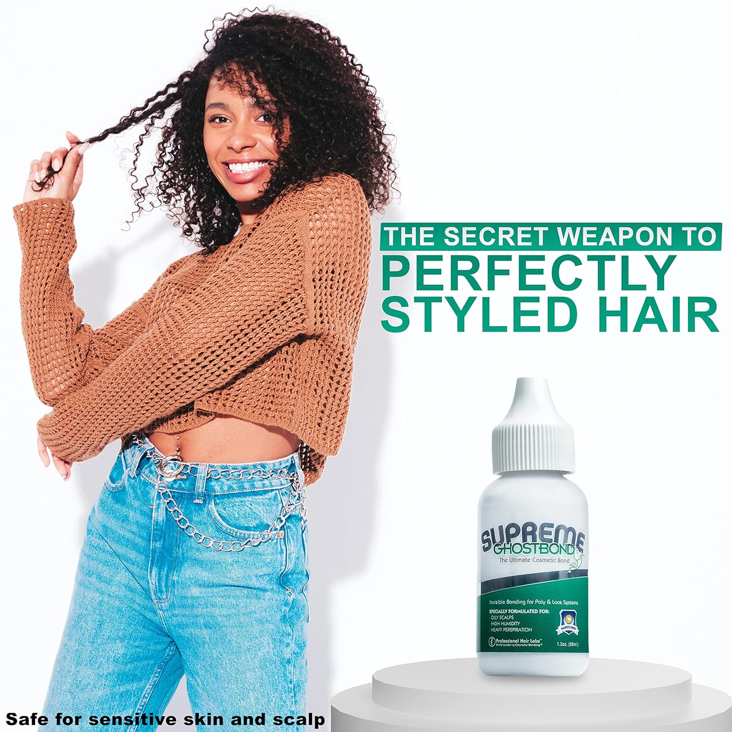 Professional Hair Labs Ghost Bond Supreme Poly and Lace Adhesive No Shine, 1.3 Oz image number 4