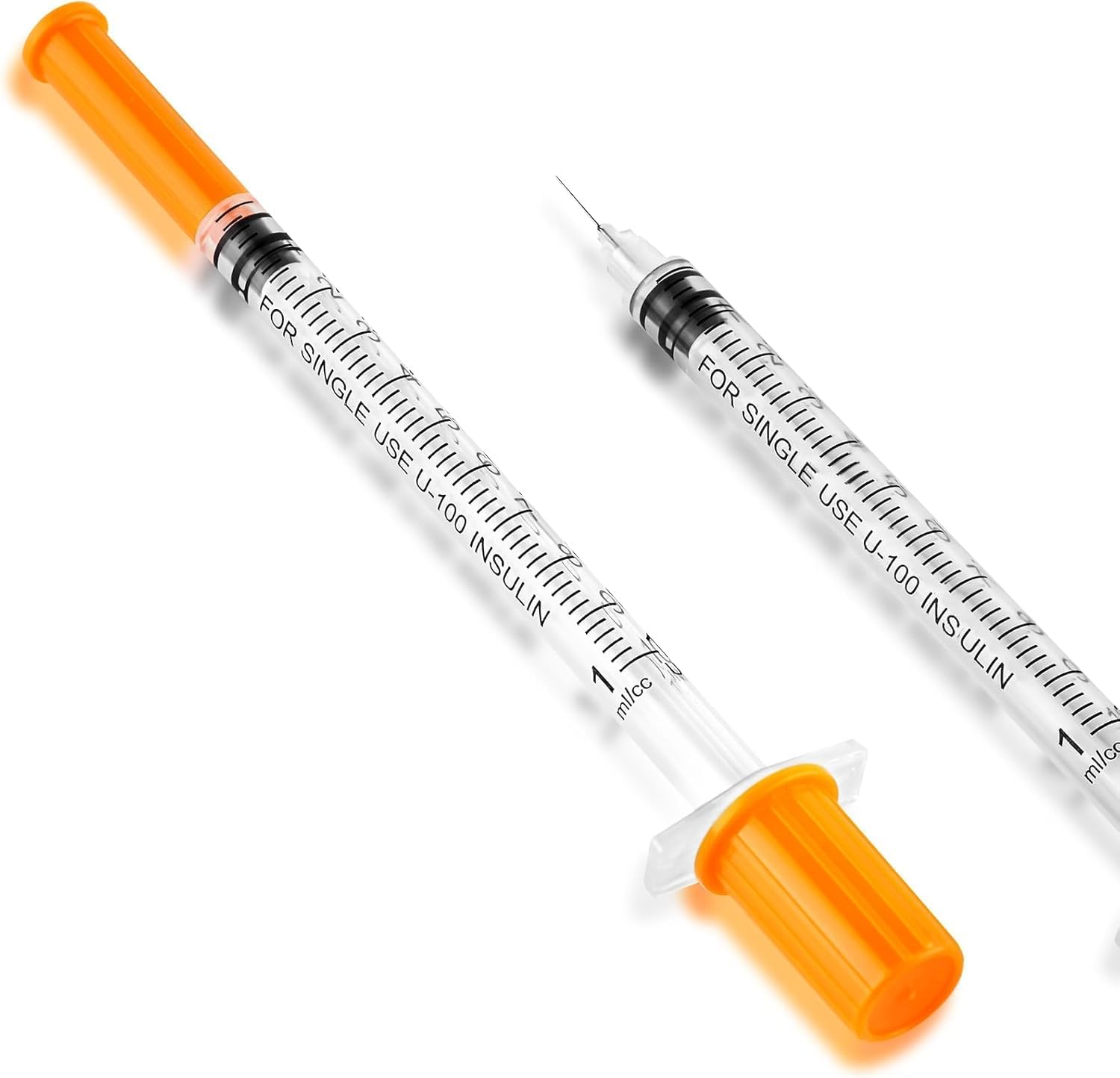 1Ml/Cc Syringe with 31G 0.3Inch Needle - Orange Syringe (31G-8Mm-20Pack) image number 4