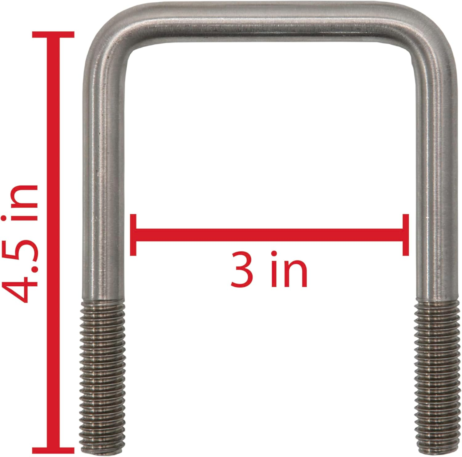 Extreme Max 3006.7112 Vertical Pontoon Bunk Bolster L-Bracket - Set of 4 image number 5