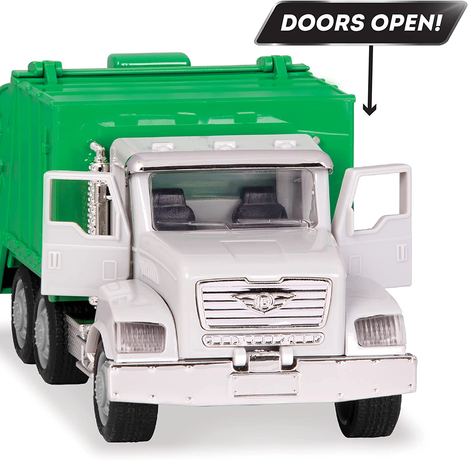 Driven by Battat &ndash; 7-Inch Work Vehicle Toy with Lights & Sounds, Movable Parts, Educational Truck for Boys & Girls, Durable Design, Realistic Details, Perfect Gift 3+ Years Toy for Kids image number 4