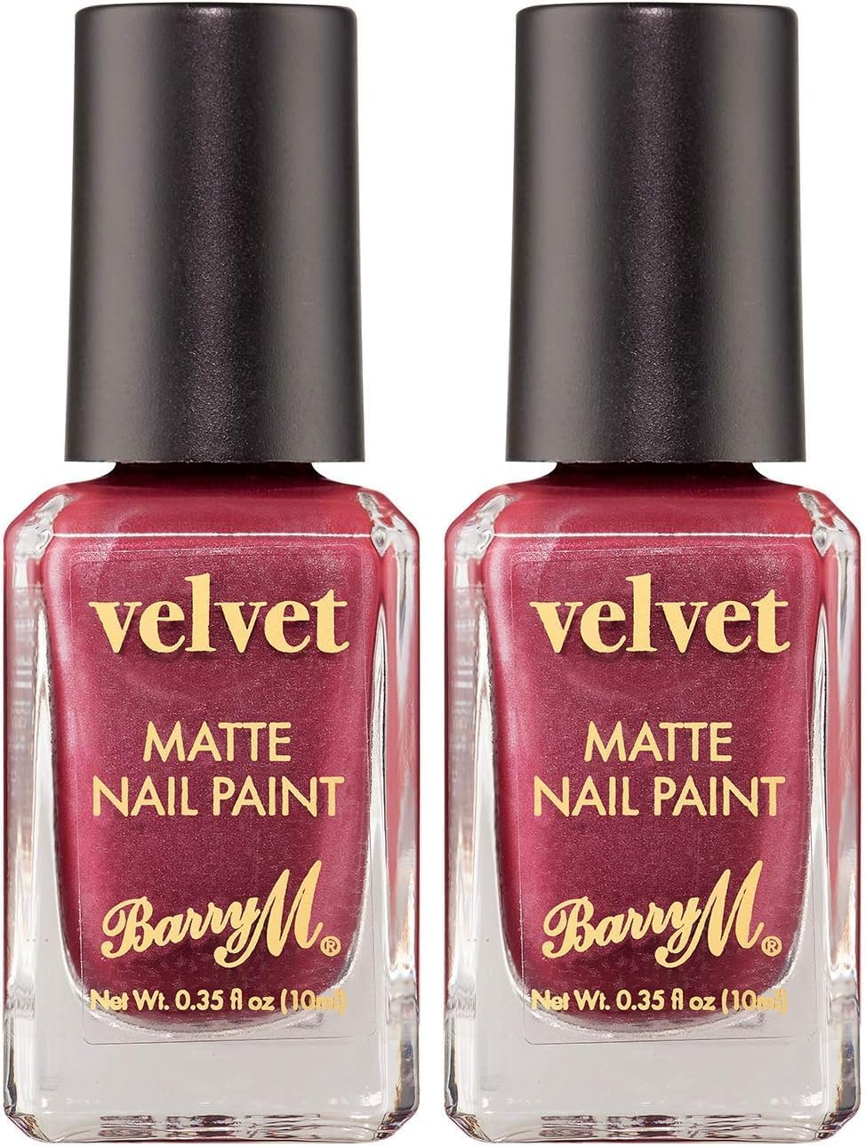 Barry M Velvet Nail Paint, Crimson Couture, 10 Ml