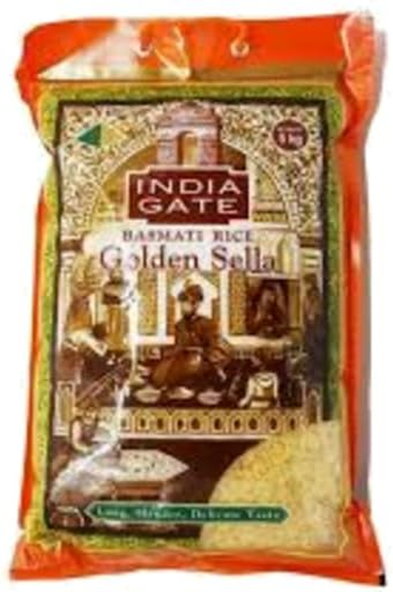 India Gate Sella Parboiled Basmathi Rice - 5 Kg image number 1