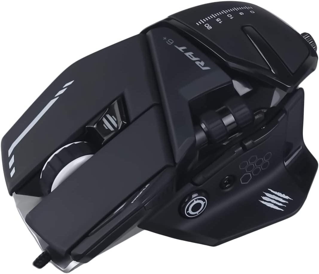 MAD CATZ the Authentic R.A.T. 6+ Optical Gaming Mouse, Black image number 6