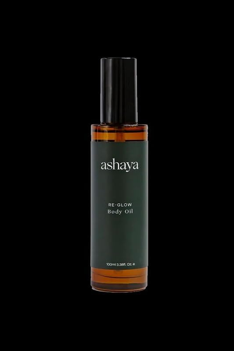 Ashaya Re-Glow Body Oil &ndash; Nourishing Botanical Blend for Skin Firming, Stretch Mark Reduction, and Perimenopausal Support &ndash; 100Ml