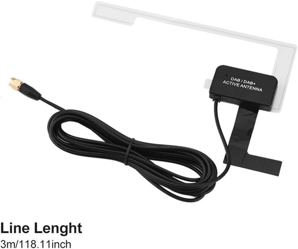 Car Antenna,Richre-R DAB Digital Car Radio Aerial Antenna with Glass Mount SMA Male Plug image number 3