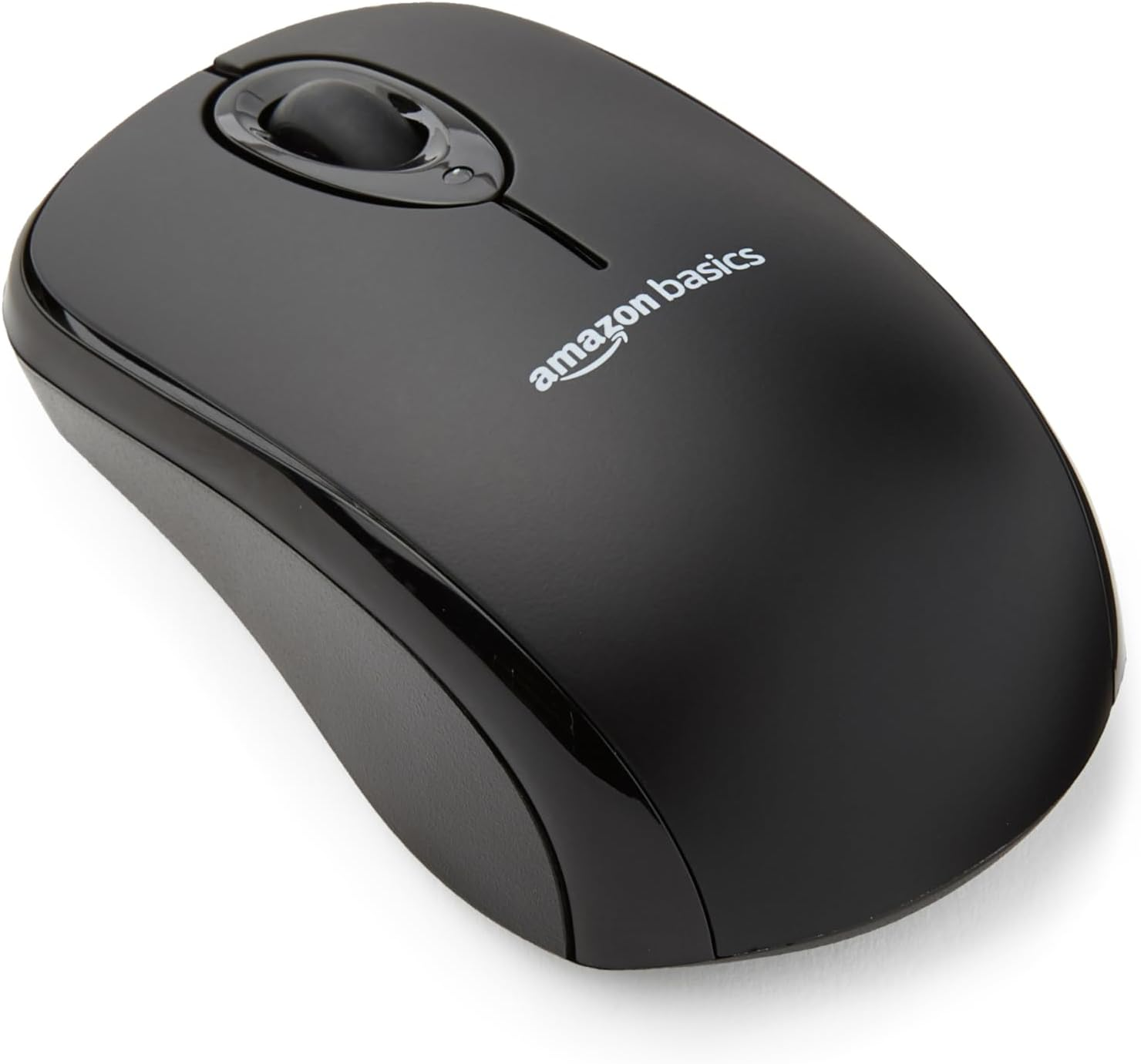 Amazon Basics Wireless Computer Mouse with Nano Receiver - Blue image number 2