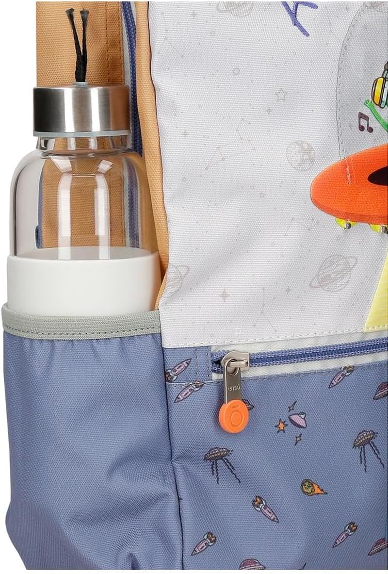 Enso Alien Space Casual Backpack Beige 27 X 33 X 11 Cm Polyester image number 3