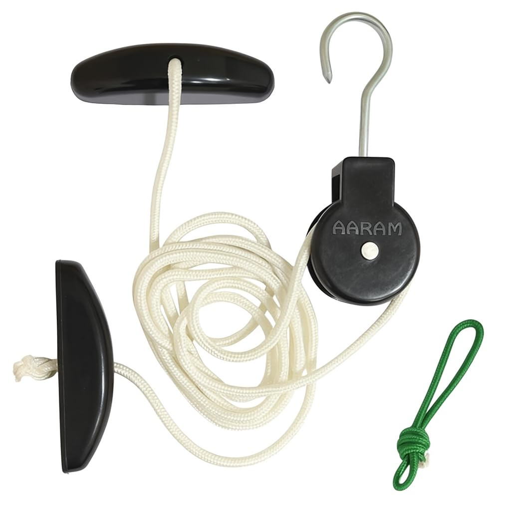 AARAM Overhead Hand Shoulder Pulley Equipment Kit W/Rope for Home Gym Exercise & Physical Therapy, for Frozen Shoulder and Hand Physiotherapy Exercise and General Hand Movement Exercise. image number 2