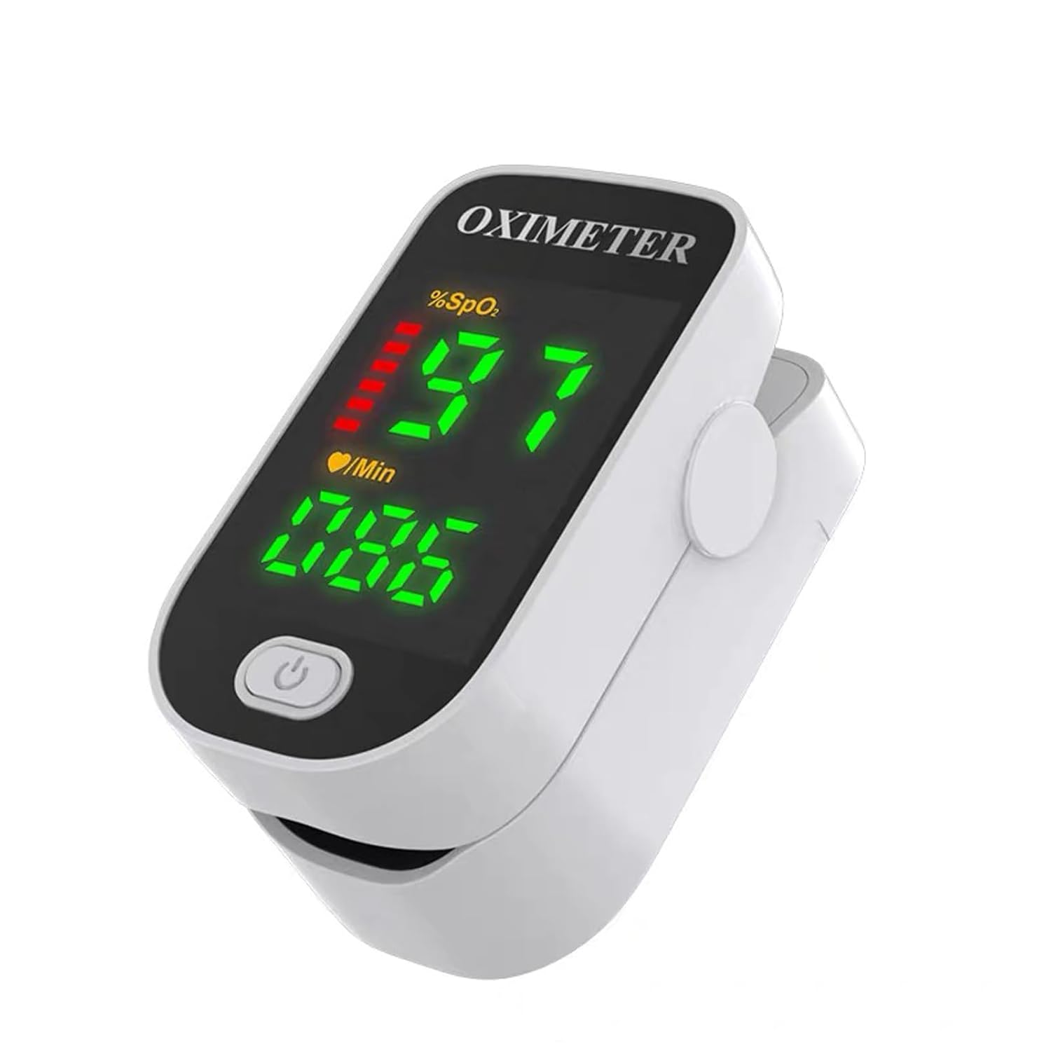Fingertip Pulse Oximeter - Oxygen Meter Finger Pulse Oximeter - Blood Oxygen Saturation Monitor with Heart Rate and Fast Spo2 Reading, Pulse Ox with LED Screen, Lanyard (Not Include Batteries) image number 4
