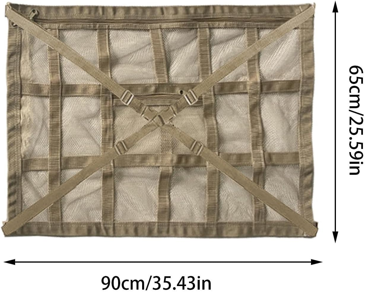 Car Ceiling Storage Net - Roof Organizer Cargo Net,Camping Large Capacity Roof Luggage Net Pocket for Car, RV, SUV Puchen image number 2