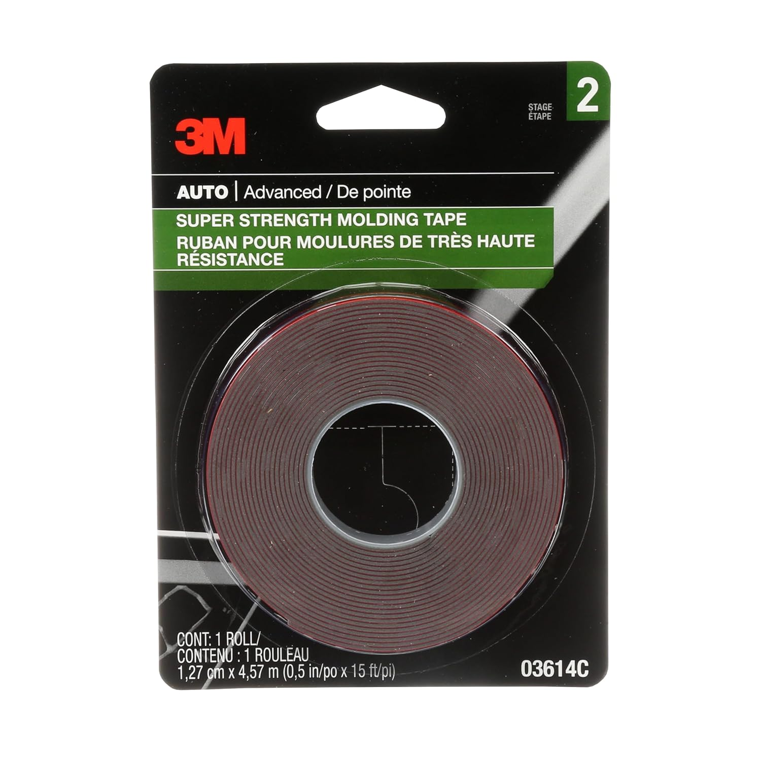 3M 03609 Scotch-Mount 1/2" X 5' Molding Tape - 1