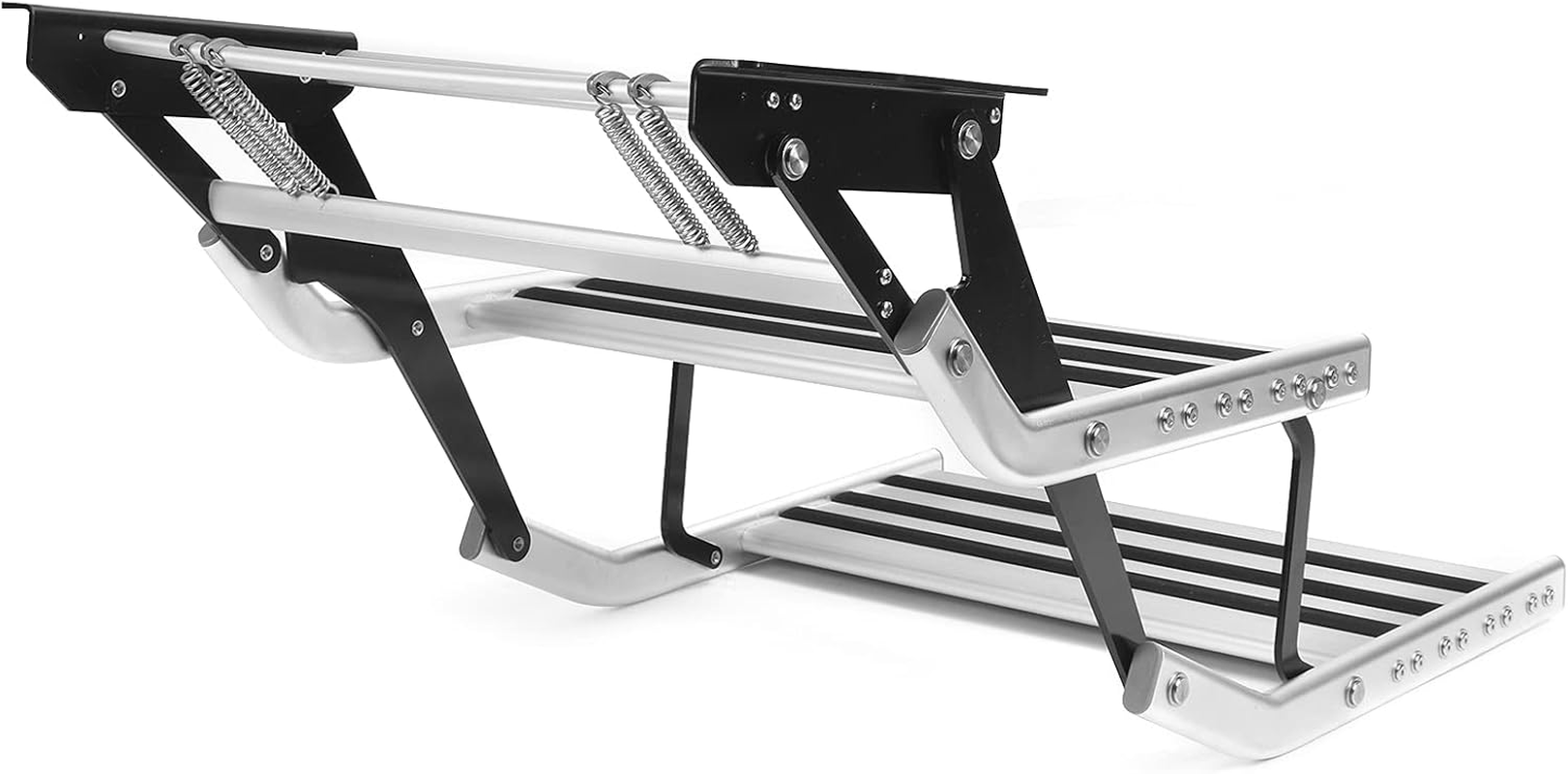 Aluminium Alloy RV Step, Caravan Accessory Fold Out Entry Step Double Steps for Rvs and Motorhomes for RV and Other Modified Vehicles image number 6