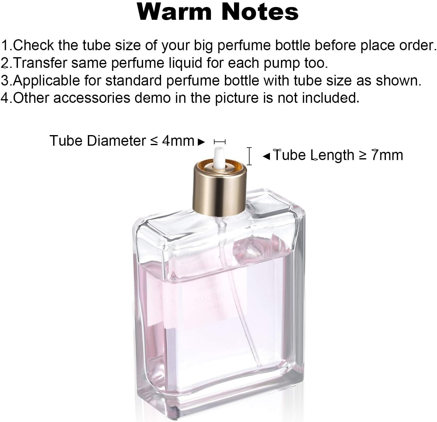 Effortless Refills: 12-Pack Perfume Dispenser Pumps - Travel-Friendly Cosmetic Transfer Tool for Refillable Perfume Spray Bottles image number 1