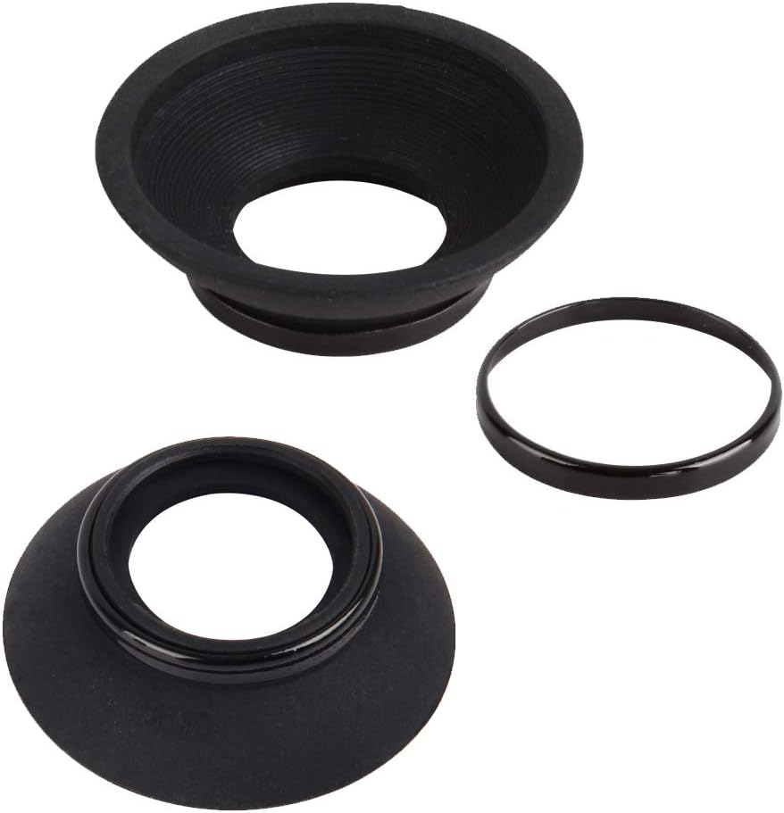 DK-19 Eyecup Eyepiece Viewfinder Compatible for Nikon D810 D810A D800 D800E D700 F6 D5 Camera, Replaces DK-17/DK-19 (2 Pack) image number 3