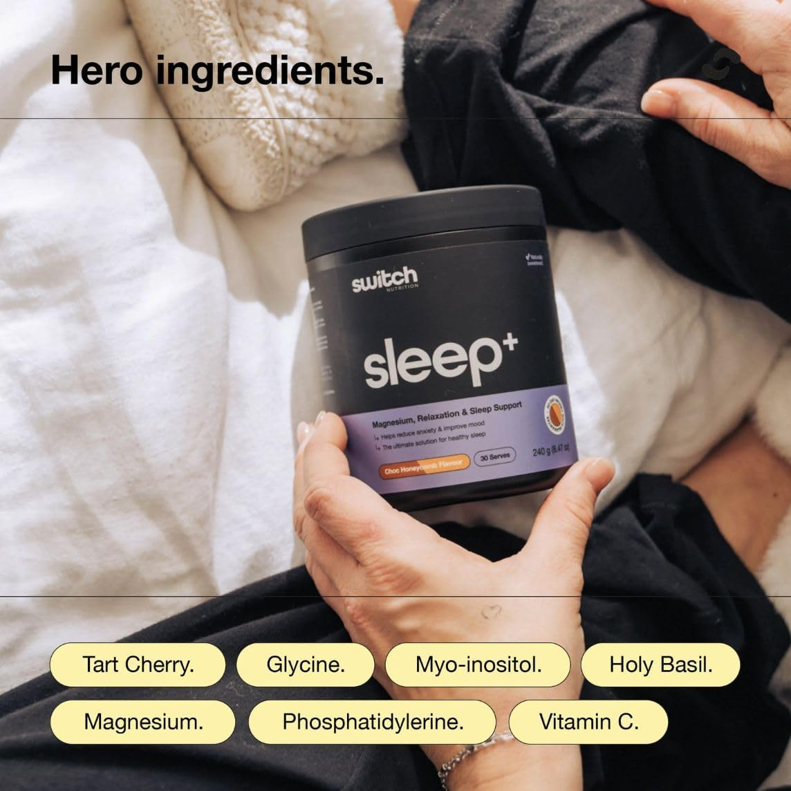 Switch Nutrition Sleep+ Choc Honeycomb 30 Serves 240Gm image number 6