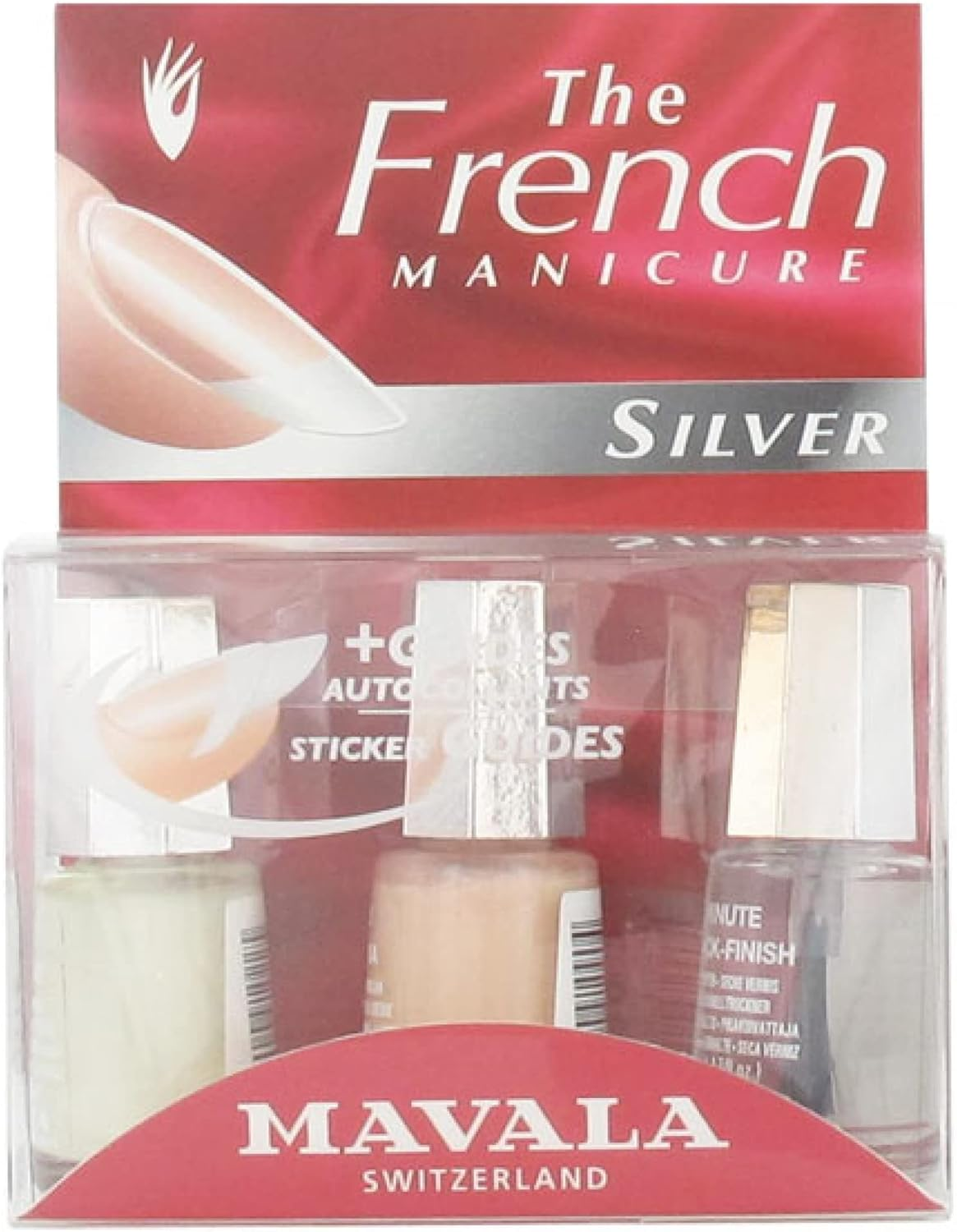 Mavala Switzerland French Manicure Kit Silver 3X5Ml, 15 Ml