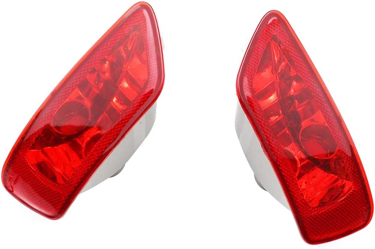 MACHSWON Car Rear Bumper Fog Lamp Reflector Lights Left & Right Fit for Jeep Compass Grand Cherokee 2011-2017 Compatible with Dodge Journey 2012-2018 57010716AC 57010716AB; 57010717AC 57010717AB image number 1