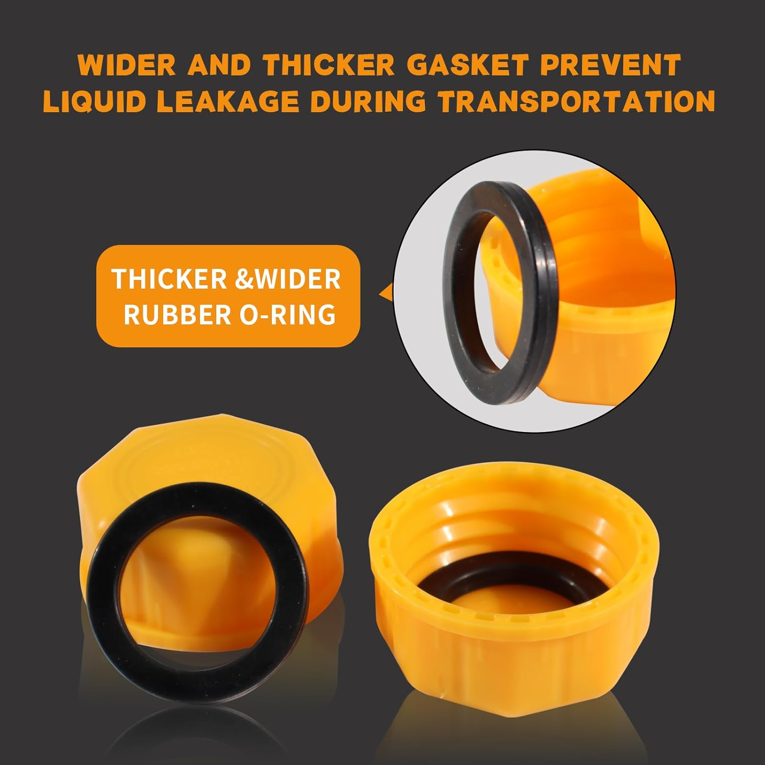 Niwicka Professional 5 Gallon Gas Can Cap - Replacement Lid for Gasoline Storage Containers, Fuel Tanks, Water Jugs - Durable, Coarse Thread Design, Ideal for Portable Gas Cans and Metal Gas Tanks image number 2