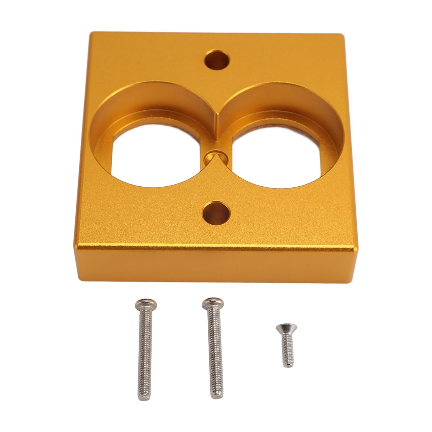 SENECESLI Hifi Speaker Terminal Panel, Superior Performance Power Outlet for Home Theater Enthusiasts, Aluminum Alloy (Gold)