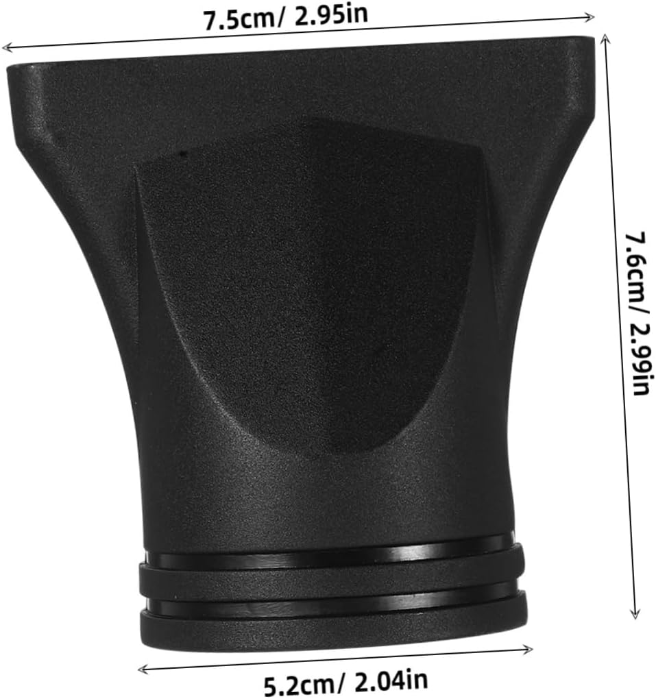 Homoyoyo 2Pcs Hair Dryer Nozzle Attachments Blow Dryer Diffuser for Curly Hair Styling Precision Airflow Design Enhance Shine and Smoothness image number 6