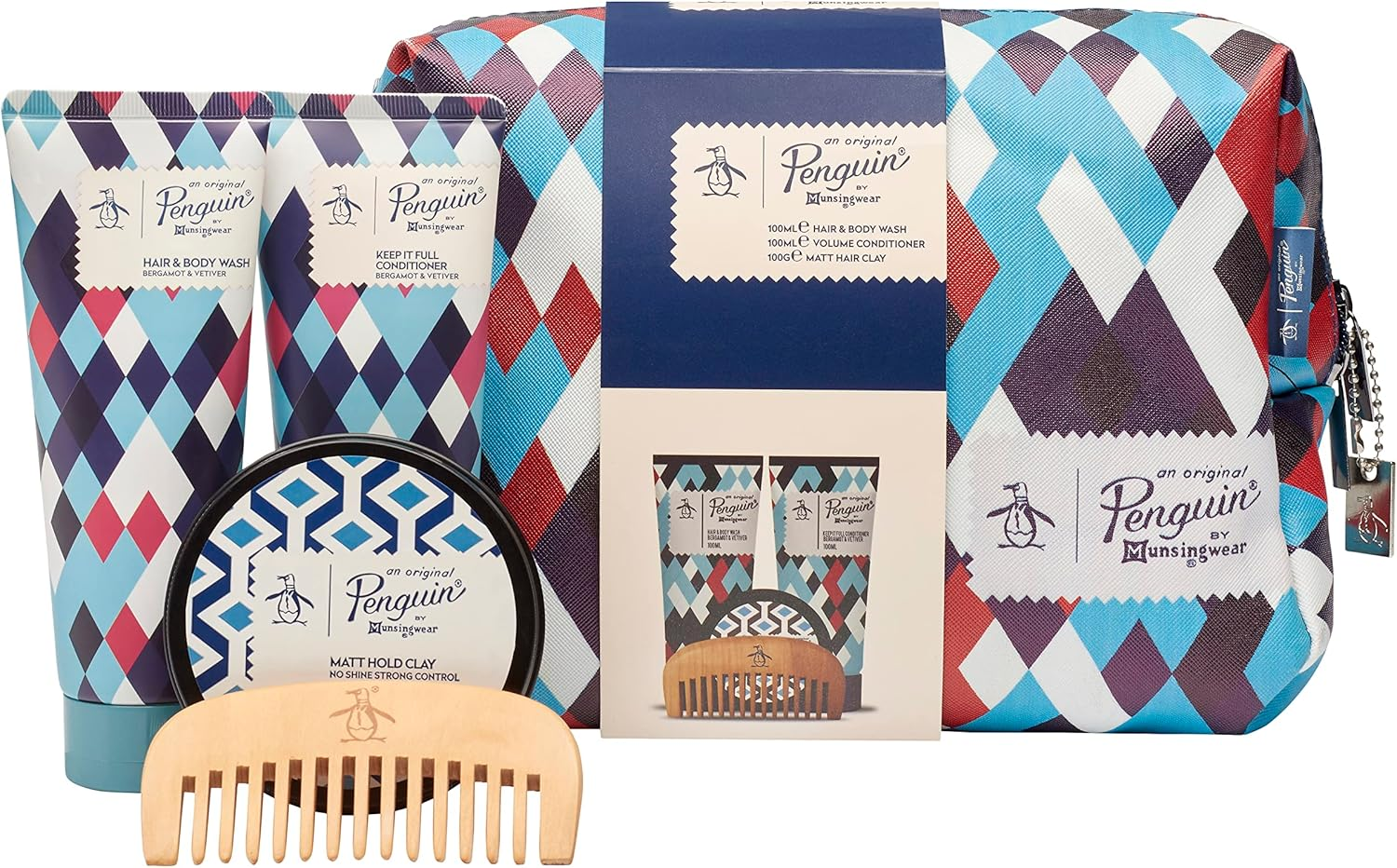 Opg 100 Ml Hair & Body Wash, 100 Ml Conditioner, Matt Hair Clay & Comb image number 1