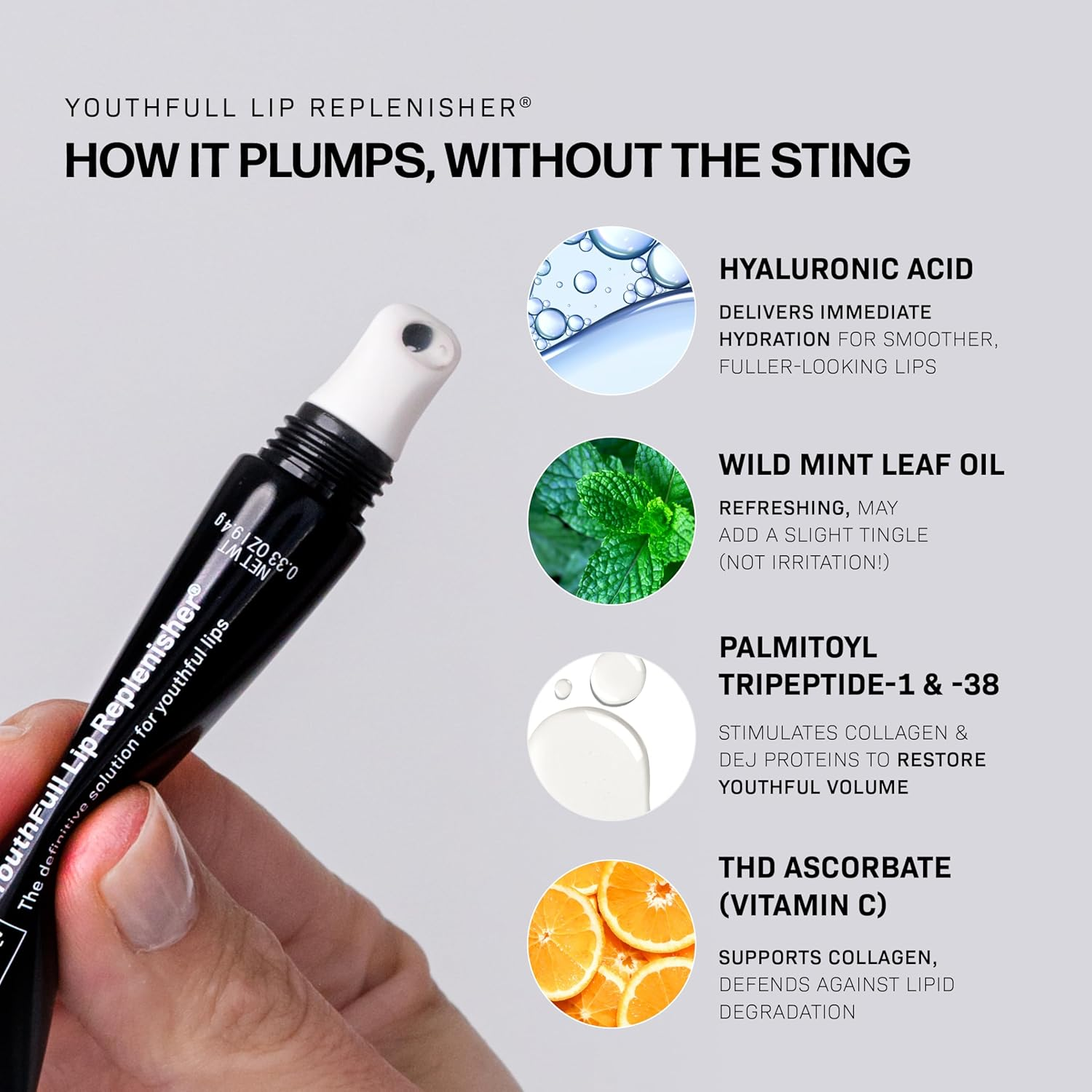 Revision Skincare Youthfull Lip Replenisher with Hyaluronic Acid, the Definitive Solution for Youthful Lips, Visibly Volumize and Define, Hydrate and Soothe, 0.33 Oz image number 1