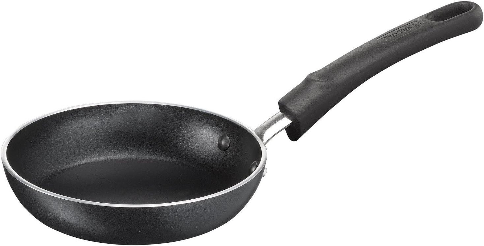Tefal Ideal Mini One Egg Wonder Non-Stick Frying Pan, 12 Cm, Non Induction, Black,Package May Vary image number 2