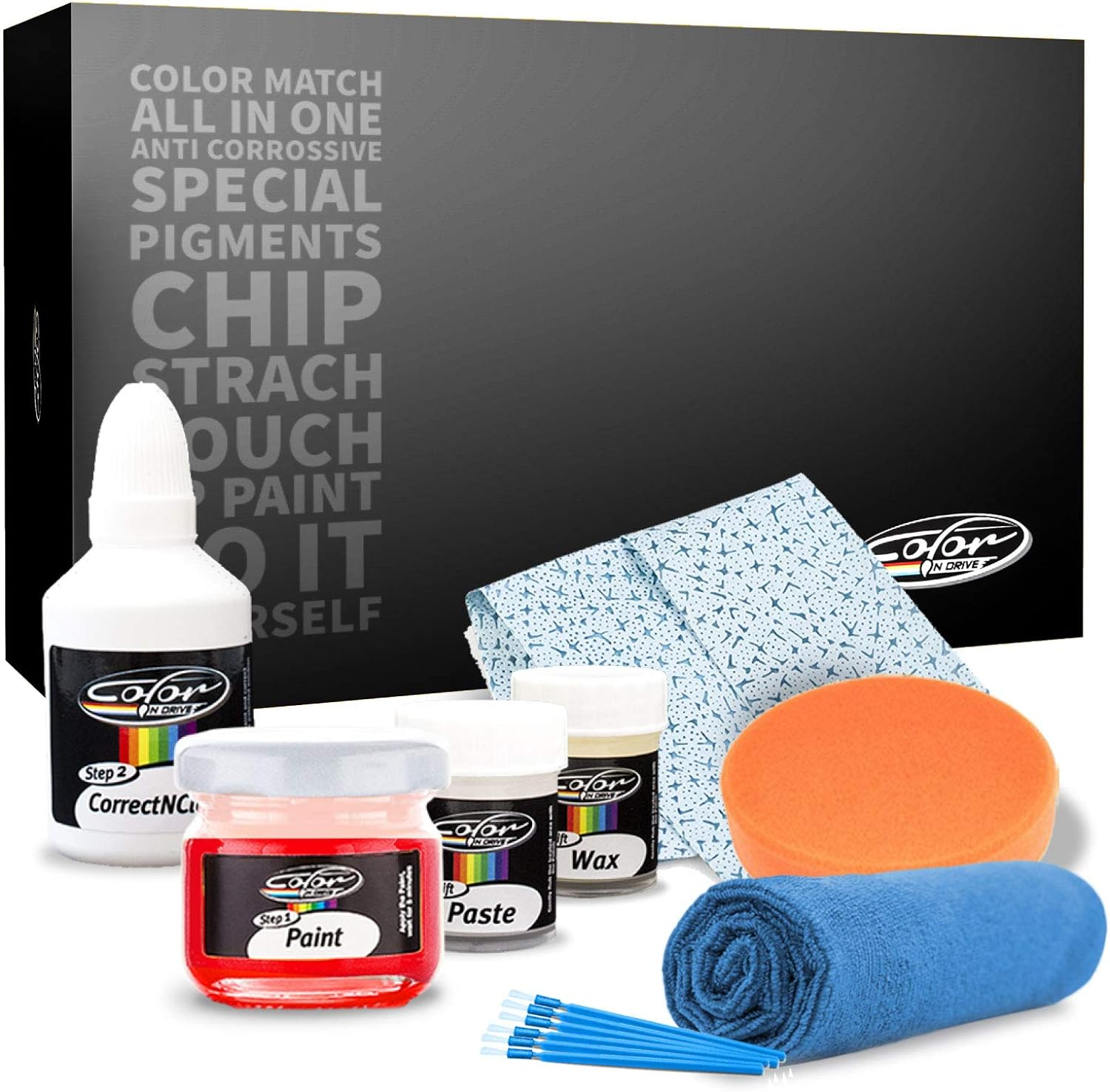 Color N Drive for Honda Automotive Touch up Paint | YR538M-G - Desert Mist Met | Paint Scratch Repair, Exact Match Guarantee - Basic image number 2