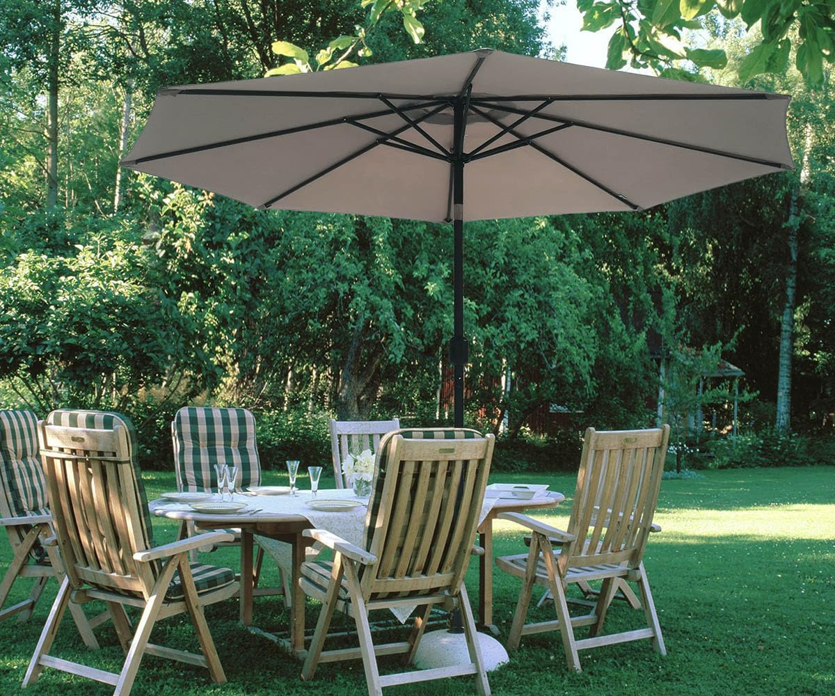 Ontheway Patio Umbrella Enhanced Replacement Canopy Market Table 8 Ribs Umbrella Canopy