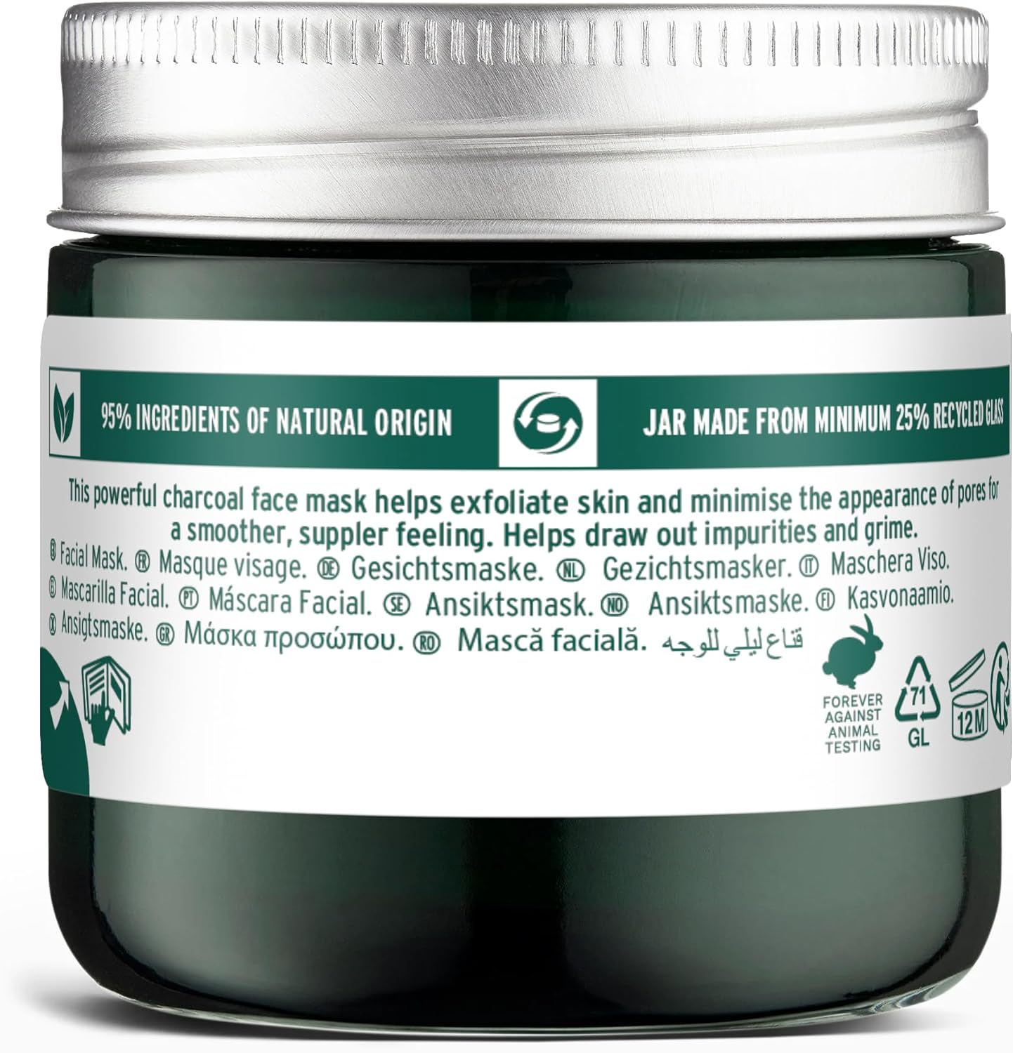 The Body Shop Himalayan Charcoal Purifying Glow Mask for Women 3 Oz Mask image number 1