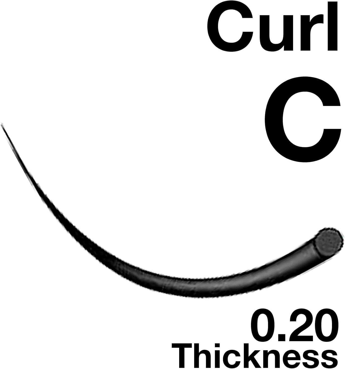 EMILYSTORES Eyelash Extensions 0.20Mm Thickness C Curl Length 8-14Mm Mixed Assorted Sizes Silk Mink Fake Eye Lashes in One Tray image number 5