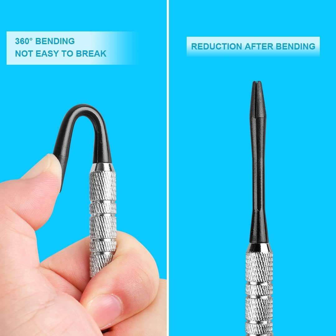 Cyeelife Steel Tip Darts 20G,Nylon Shafts+36 Flights(12 Designs)+Sharpener,For 4 Beginners image number 2