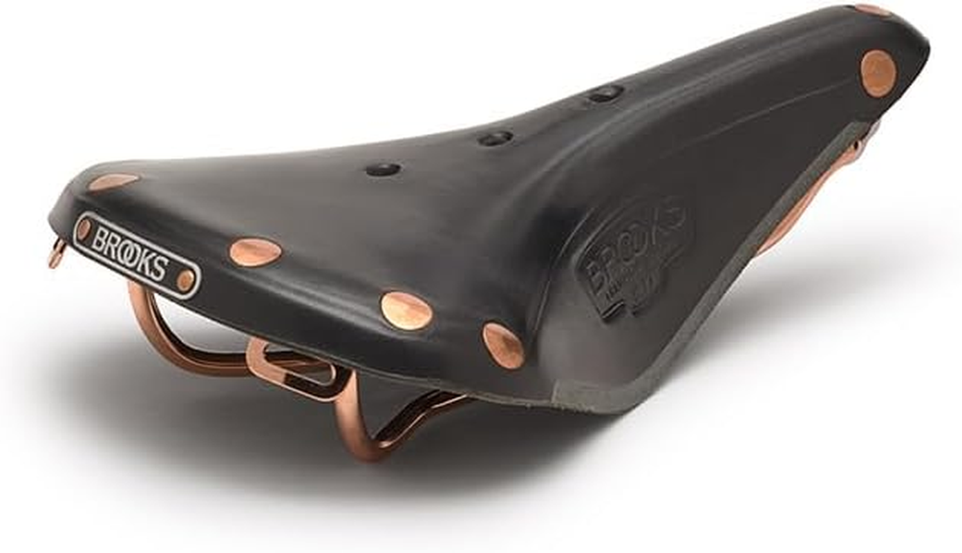 Brooks England B17, Leather Bike Saddle with Hand-Hammered Copper Rivets image number 6