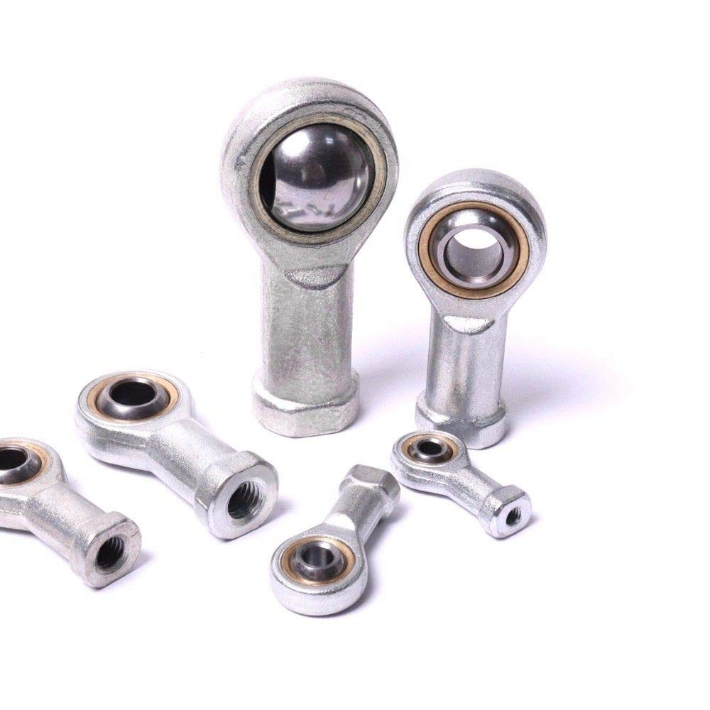 Metal-To-Metal with Grease Fitting Female Rose Joint M5/M6/M8/M10/M12 Left Thread Bronze Liner Performance Rod End Bearing Ball Joint Bearing image number 5