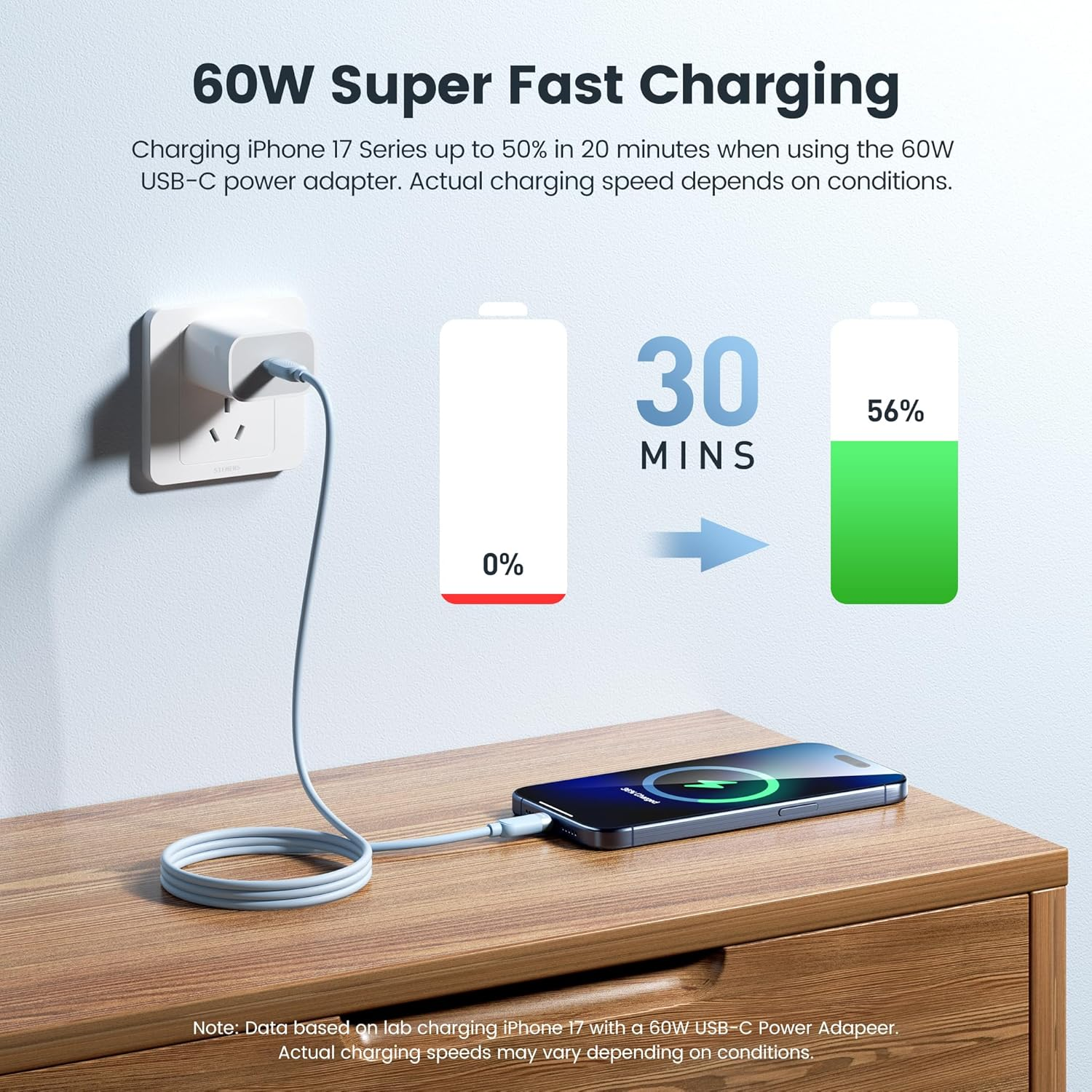 Toocki 3-Pack 2M USB-C to USB-C Cables 60W, Fast Charging Silicone Cords Compatible with Iphone 17 Pro Max/16, Ipad Pro, Samsung Galaxy S25/S24/S23, Switch, Macbook Air, Pixel (Multi-Color) image number 3