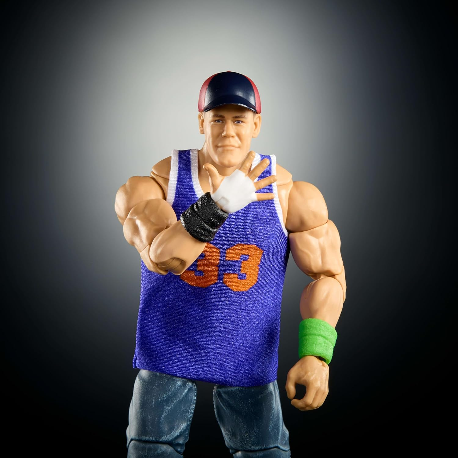 ​Mattel WWE Ultimate Edition John Cena 6-Inch Action Figure & Accessories Set, 10+ Pieces Include Swappable Heads & Hands image number 4