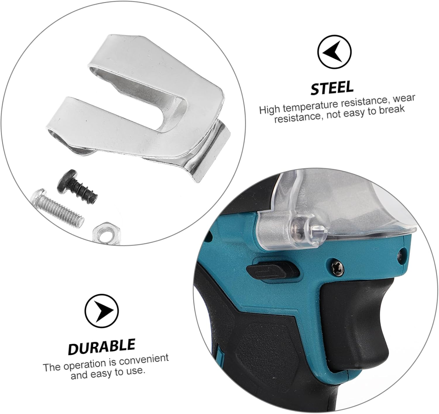 1 Set Cordless Electric Impact Wrench Rechargeable Lithium Battery Power Tool for Efficient Disassembly High Torque Compatible with Makita Battery Not Included image number 2