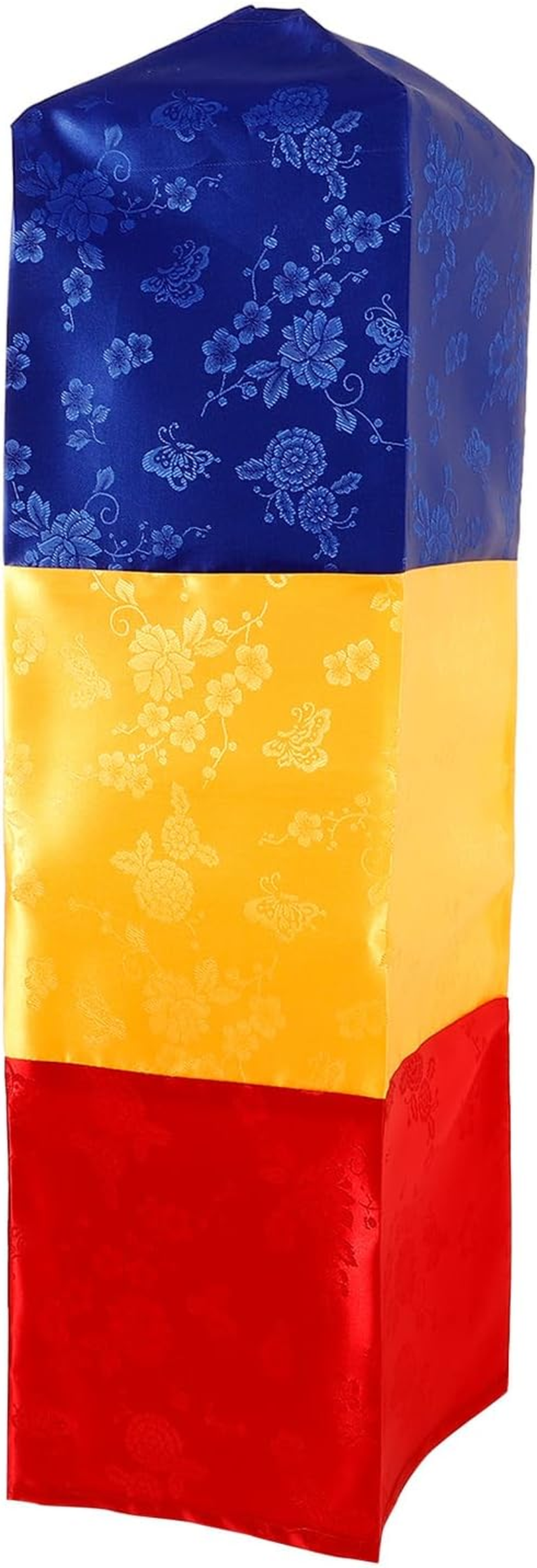 LUOZZY Traditional Korean Style Lantern Vinatge Hanging Lantern DIY Layout Props for Restaurant Home Shop Decoration - Red Yellow Blue image number 5