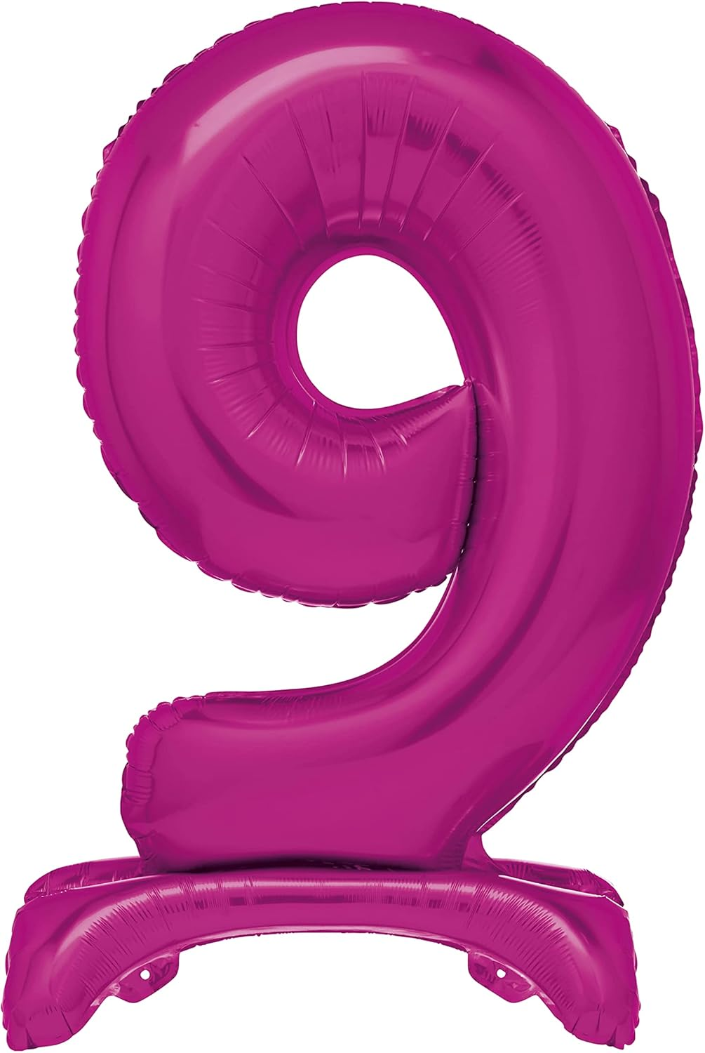 Unique Party 12889 - Giant Standing Foil Number 9 Balloon - 76 Cm - Blue