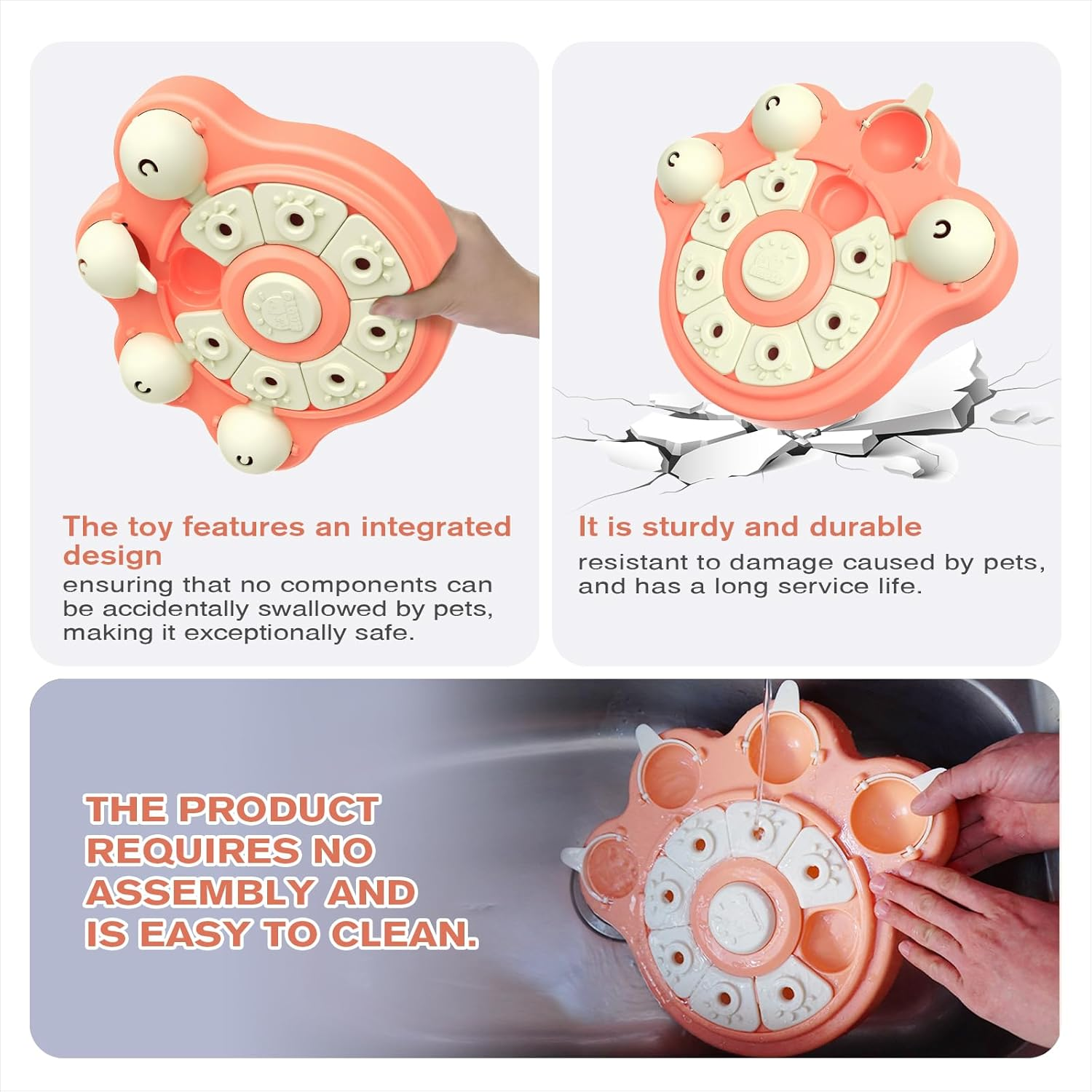 KADTC Beginner Dog Puzzle Toy Mind Game Puppy Interactive Mental Stimulation Level 1 Games Puzzles Feeder Slow Dispenser for Small/Medium/Large Aggressive Chewers Breed AU