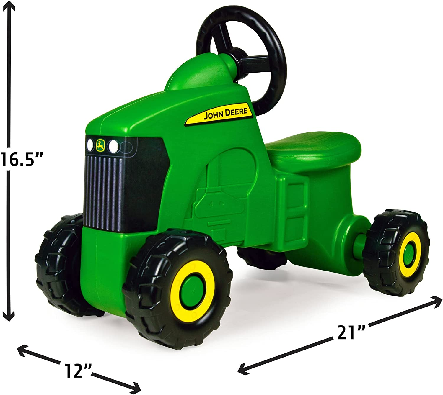 John Deere 35189 Foot to Floor Tractor Ride-On, Green, One Size image number 5