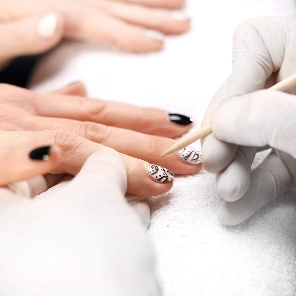 100PCS Orange Sticks for Nails - Wooden Cuticle Pusher & Remover Set - Non-Toxic, Skin-Safe - Wood Tools for Manicure & Pedicure - Disposable Set Useful for Home & Salon - Won'T Break Easily image number 2