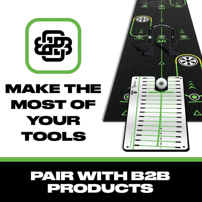 Pair of Putting Gate Stands, for Alignment & Control Golf Putting Aid - Putting Training Aids, Durable Putting Gates, Putting Trainer, Putting Aids for Golf, Golf Putting Tools, Golf Training Gear image number 2