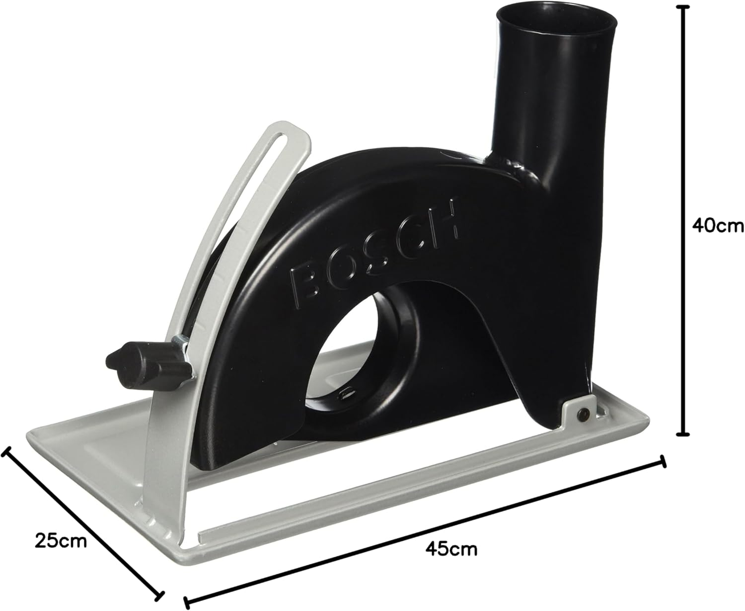 Bosch Accessories Professional Cutting Guide with Dust Extraction Outlet (&Oslash; 100/115/125 Mm, Accessories for Angle Grinders) - &Oslash; 230 Mm, With Cover image number 6
