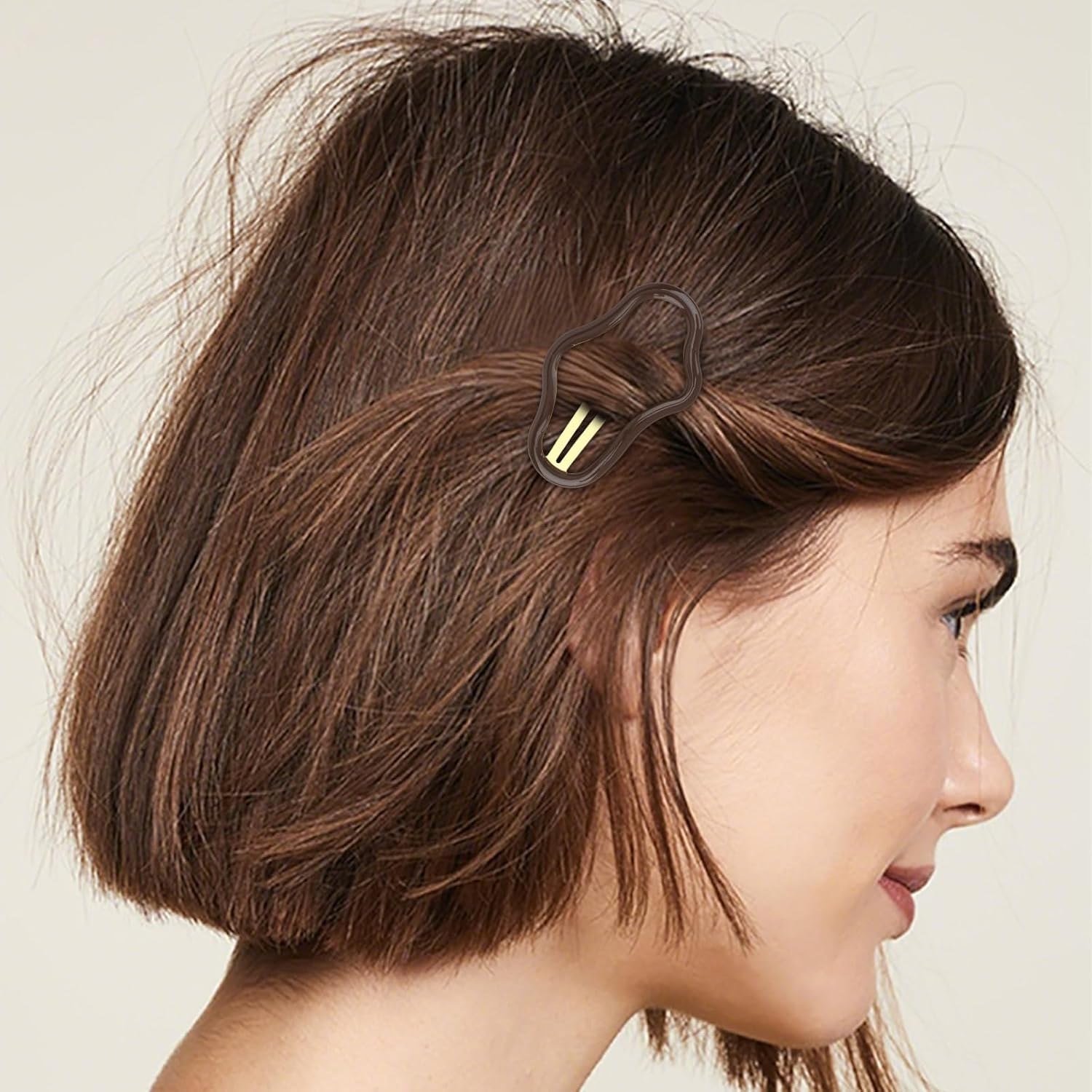 Pruadeor Pack of 10 Snap Hair Clips for Women Fashion Hair Clip Hair Accessories