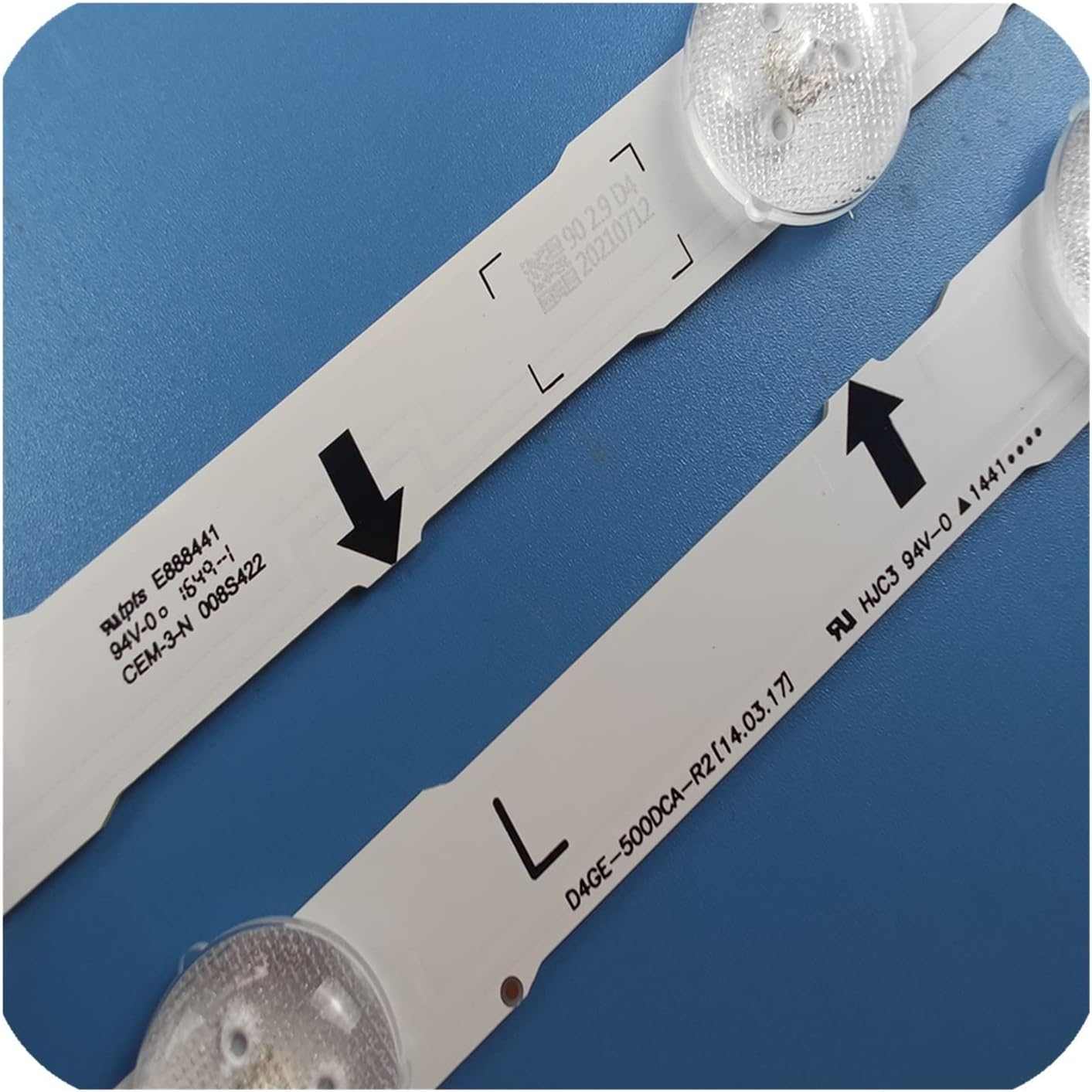 BABCPMPGK LED Backlight Strip Fit for Samsung UE50H6400AW UE50H6400AWXZF UN50J5500 UN50H6350 HG50NE690 UE50J5600 UE50J6200 BN96-30428A 30427A image number 3